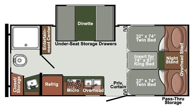 2026 Gulf Stream Envision SVT 21TBD floor plan