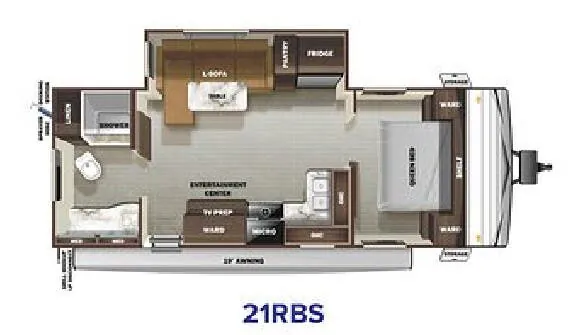 Starcraft Autumn Ridge 21RBS floor plan