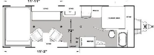 Eclipse Attitude 23FB floor plan