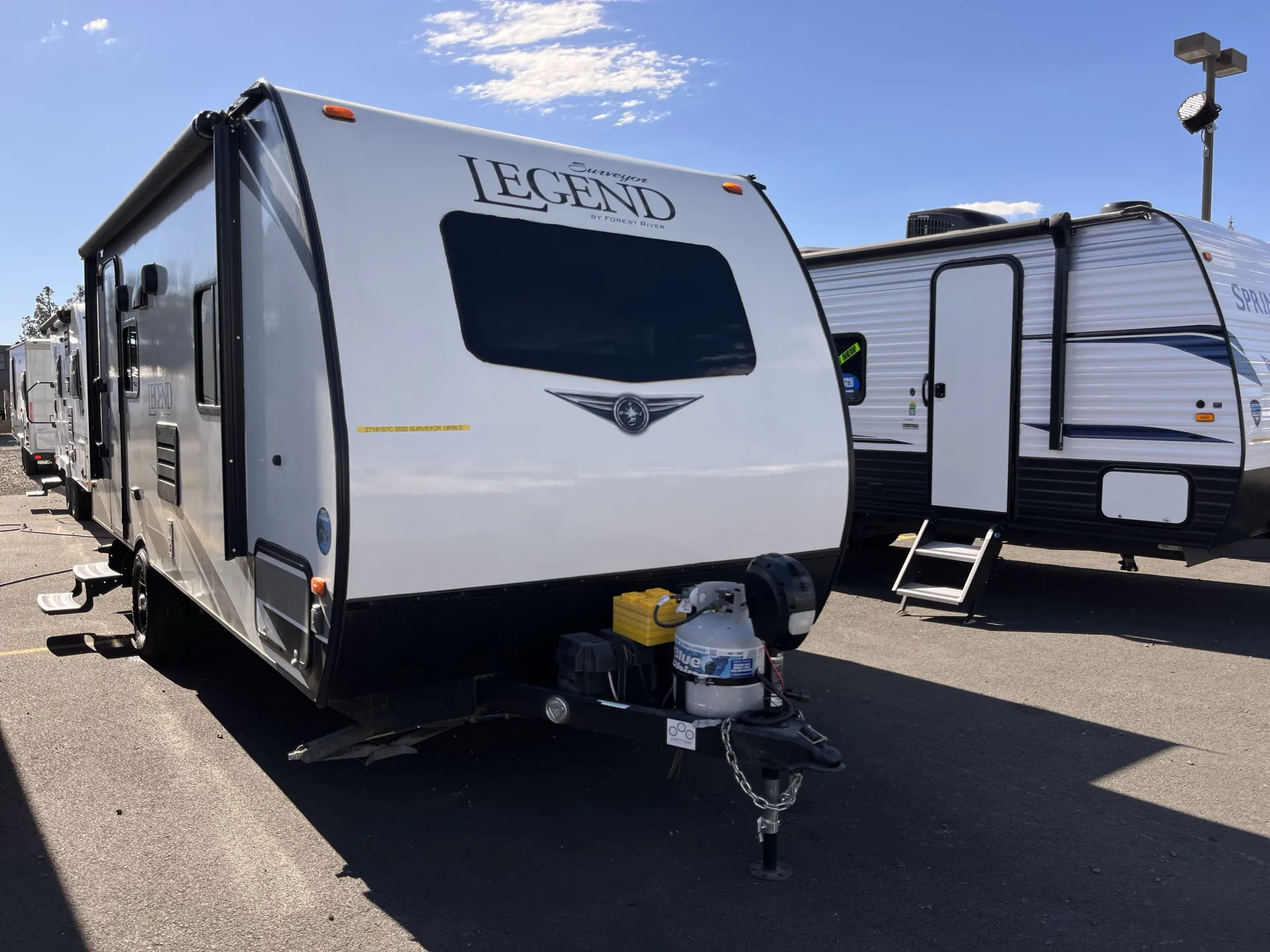 2020 Forest River Surveyor Legend 19RBLE — campside