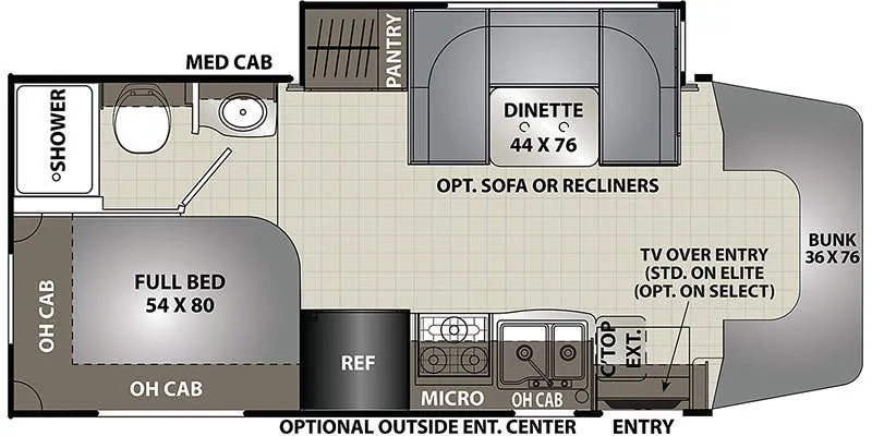 Coachmen Prism Select 24CB floor plan