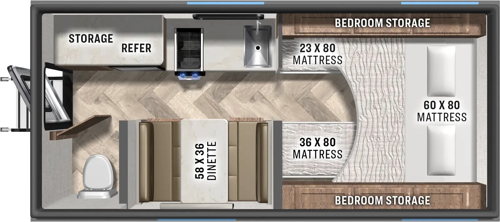 2025 Palomino OVE 15.1 - Floor plan