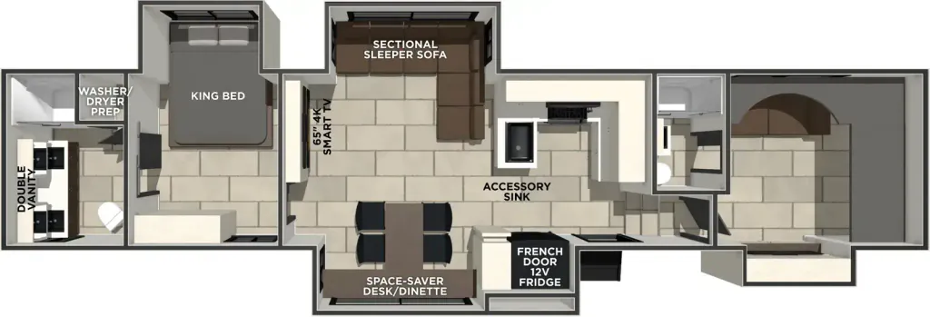 2026 Forest River Crusader FAM37 floor plan