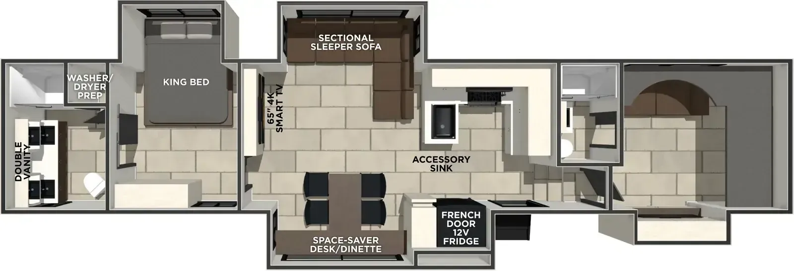 Forest River Crusader FAM37 floor plan