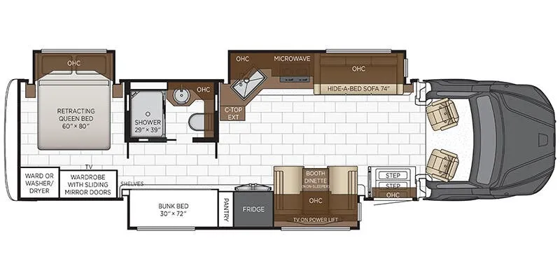 2025 Newmar Super Star 3729 - Floor plan