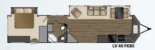 Heartland Lakeview 40 FKBS floor plan