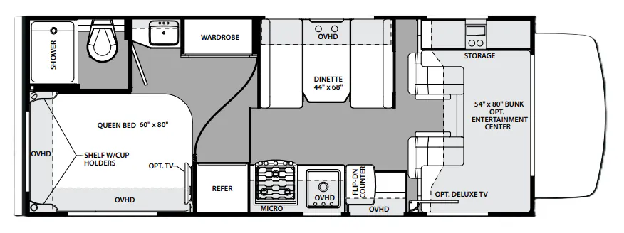 Forest River Forester 2301 floor plan