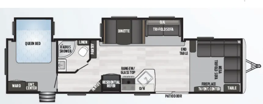 Keystone Springdale 38FL floor plan
