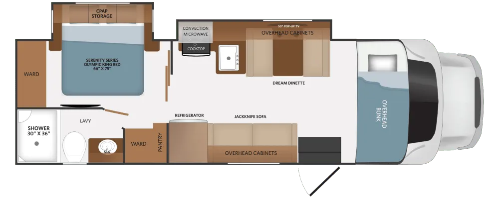 Fleetwood Altitude FS550 32AW floor plan