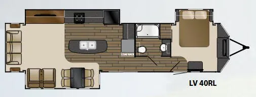Heartland Lakeview 40 RL floor plan