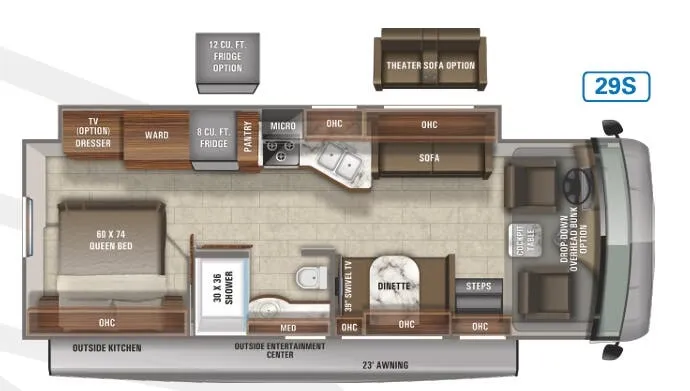 Jayco Alante 29S floor plan