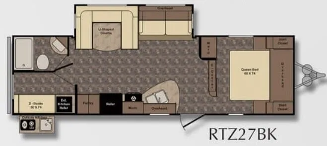 CrossRoads Rezerve RTZ27BK floor plan