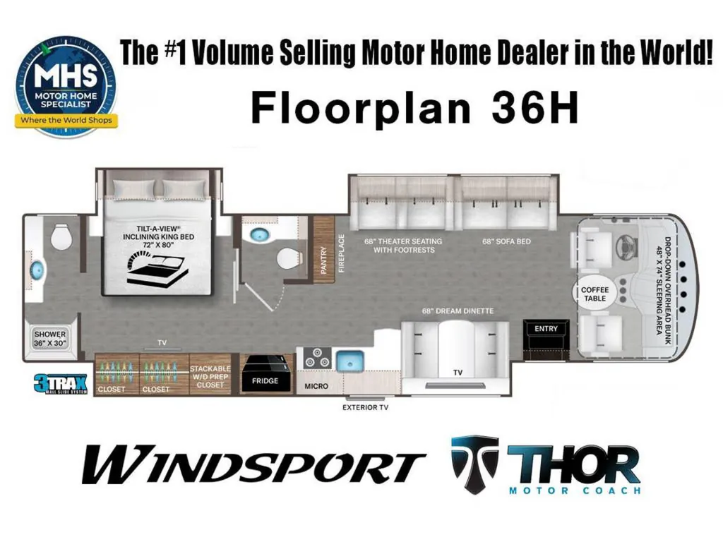 2026 Thor Motor Coach Windsport 36H, Photos photo 52