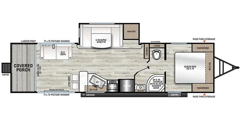 2025 Coachmen Catalina Legacy Edition 283EPIC - Floor plan