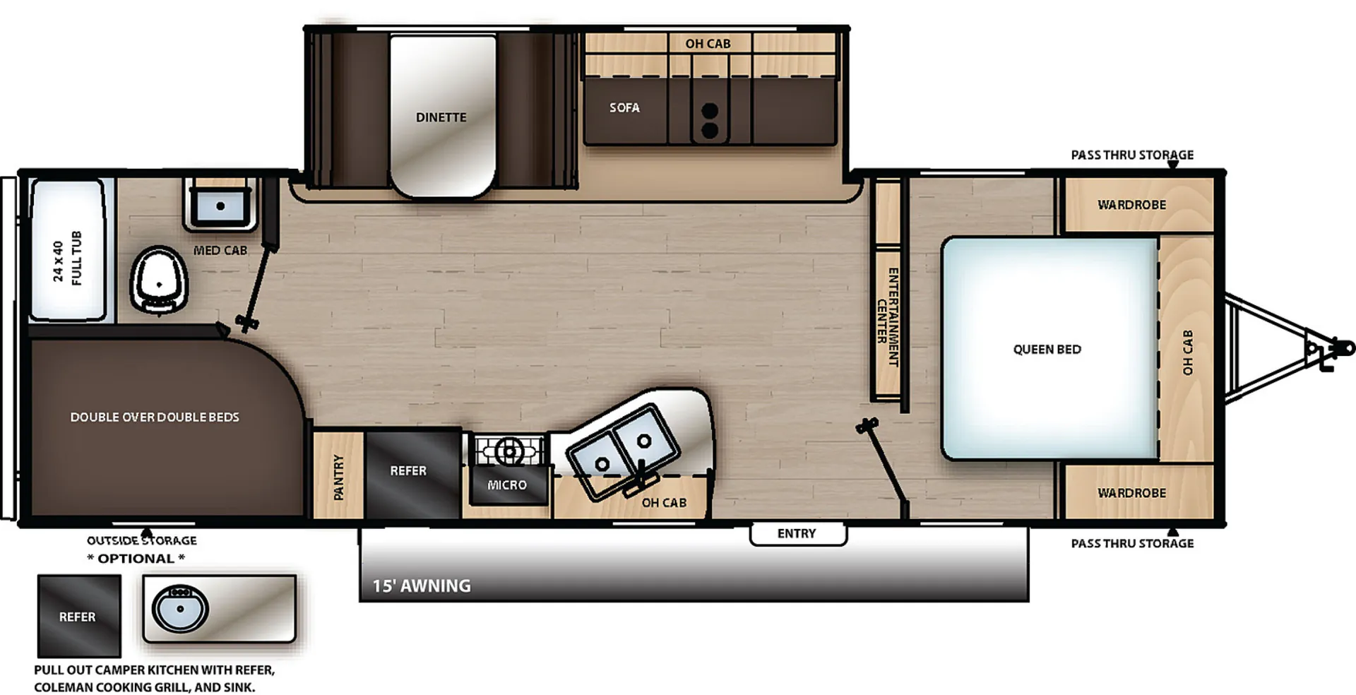 2019 Coachmen Catalina SBX 261BHS - Photo 2