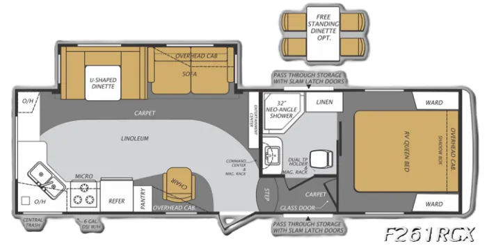 Forest River Wildcat Maxx 261RGX floor plan