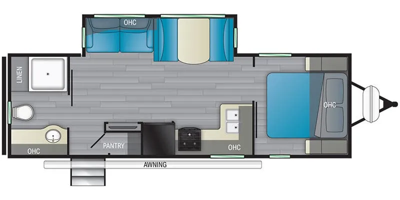 Heartland Mallard M260 floor plan