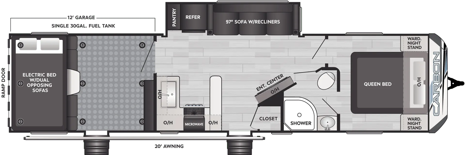 Keystone Carbon 35 floor plan