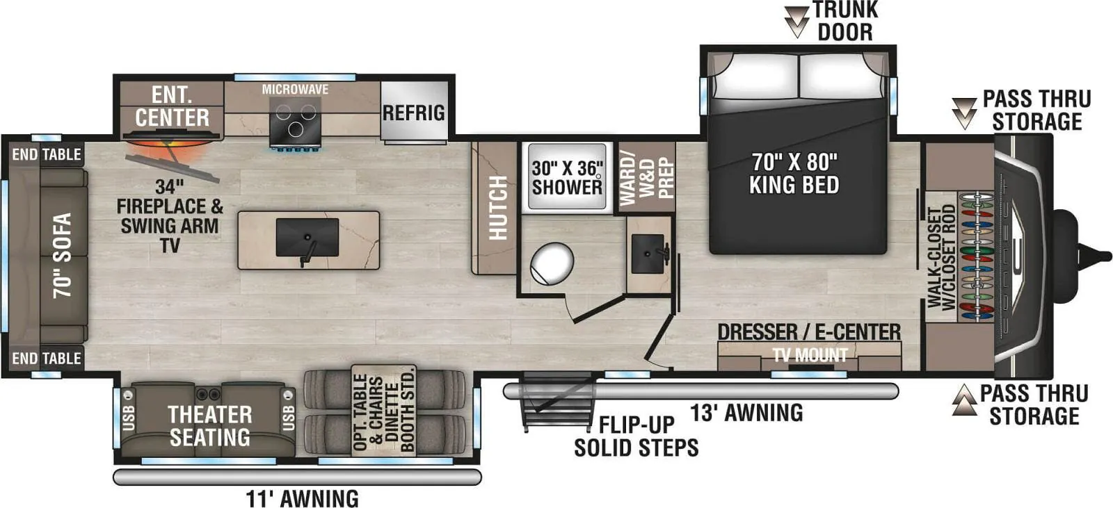 K-Z Connect C313MK floor plan