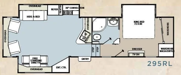 Coachmen Brookstone Diamond 295RL floor plan