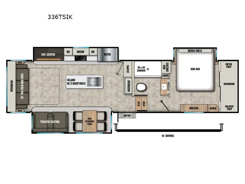 2027 Coachmen Chaparral 336TSIK - Photo 3