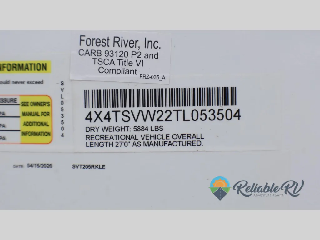 2026 Forest River Surveyor Legend 205RKLE, Photos photo 43