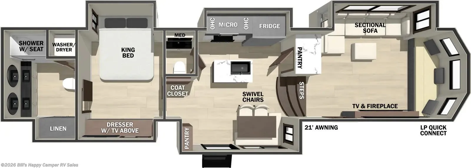 2026 Forest River Cedar Creek Cottage 413FWC - Photo 3