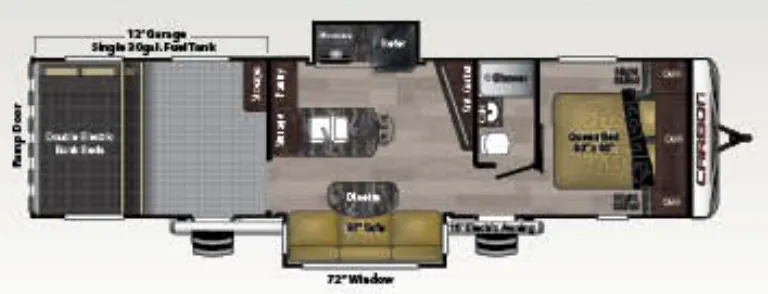 Keystone Carbon 35 floor plan