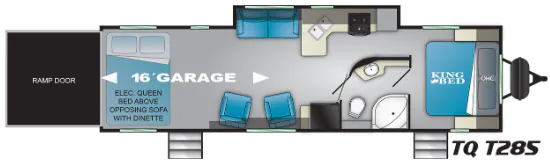 Heartland Torque T285 floor plan