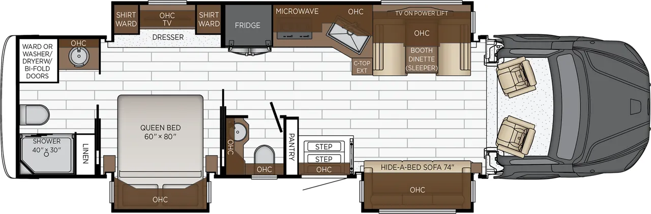 2027 Newmar Super Star 3731 - Floor plan