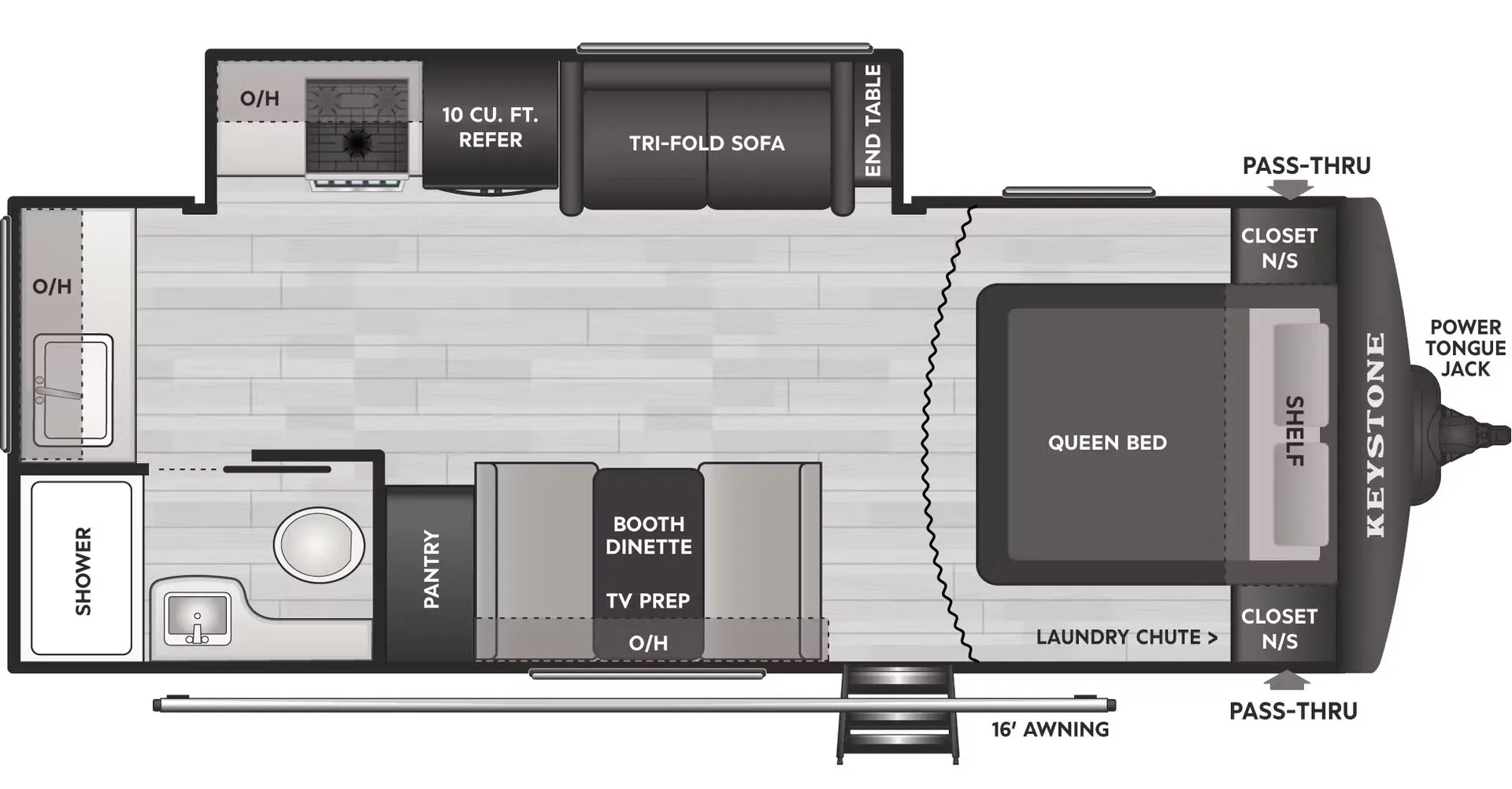 Keystone Hideout Cottage 22MLS floor plan