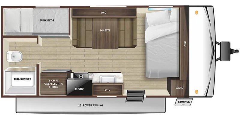 Highland Ridge Open Range Conventional 19BHE floor plan