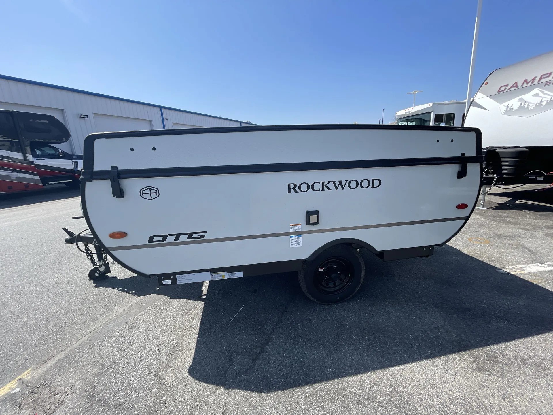 2026 Forest River Rockwood Off The Ground 16OTG — campside