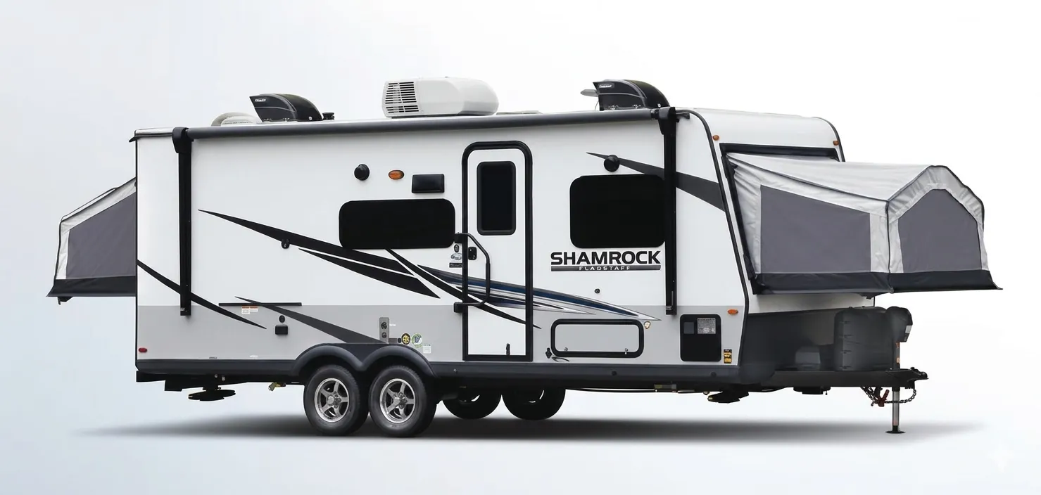 Forest River Flagstaff Shamrock 23FK exterior