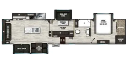 2023 Coachmen Brookstone 398MBL - Floor plan