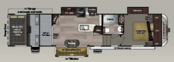Keystone Carbon 364 floor plan
