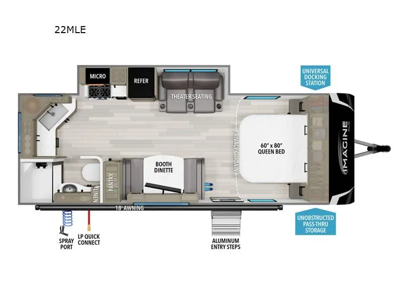 2026 Grand Design Imagine XLS 22MLE - Photo 3