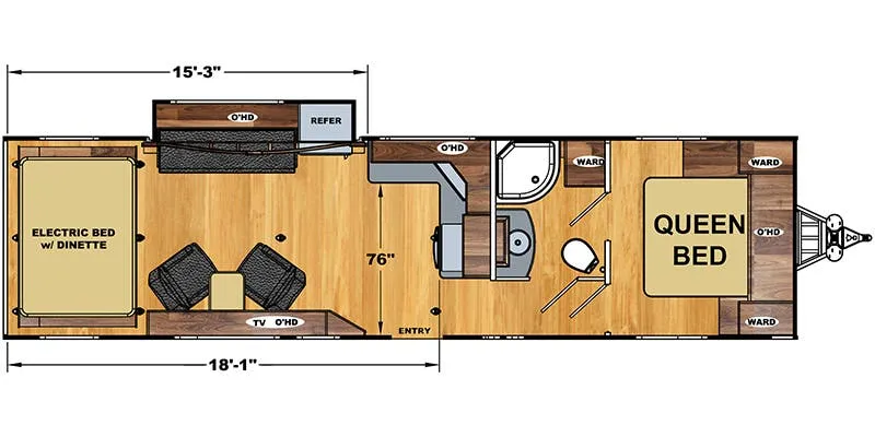 Eclipse Attitude 28iBG floor plan