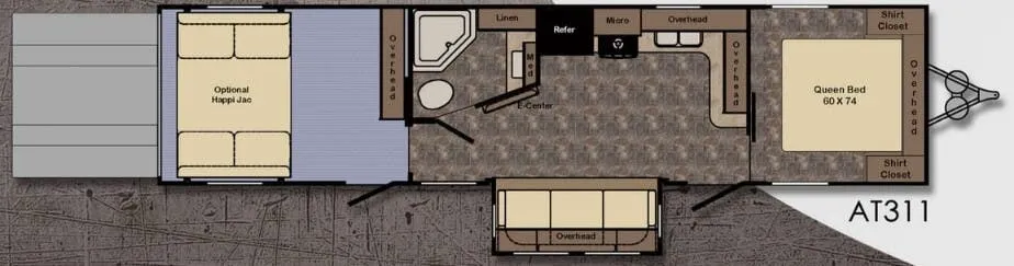CrossRoads Altitude AT311 floor plan