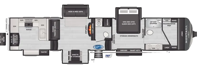 Keystone Montana 3901RK floor plan
