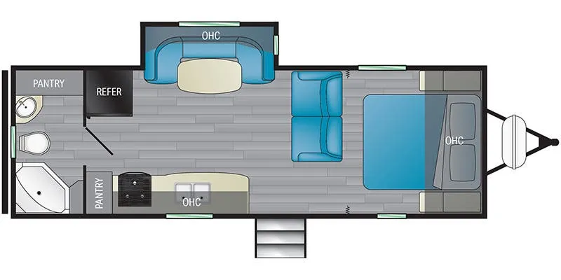 2022 Heartland North Trail NT 22FBS - Floor plan