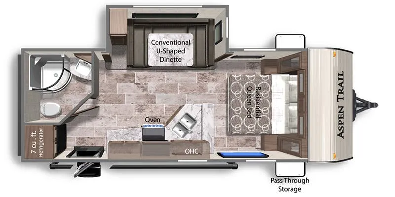 Dutchmen Aspen Trail 2250RBSWE floor plan