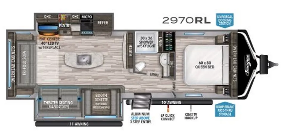 Grand Design Imagine 2970RL floor plan