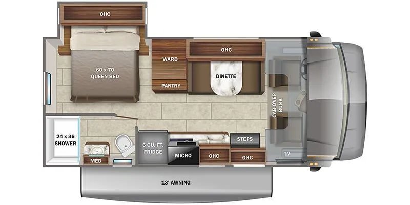 Jayco Redhawk SE 22C floor plan