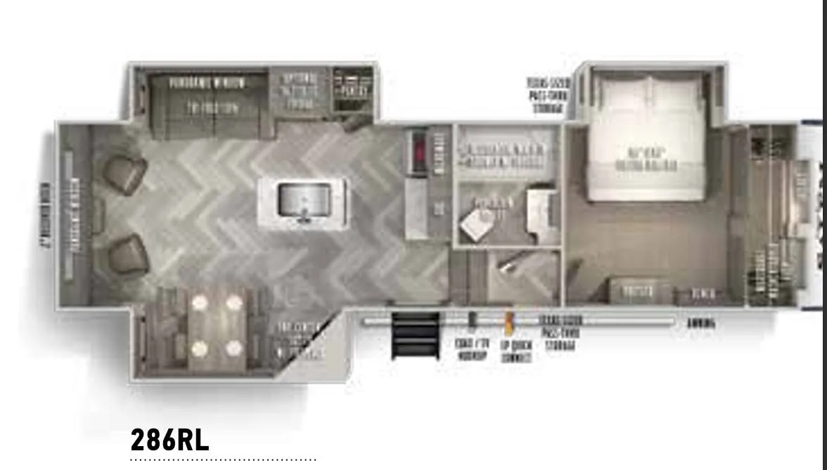 Forest River Salem Hemisphere 286RL floor plan