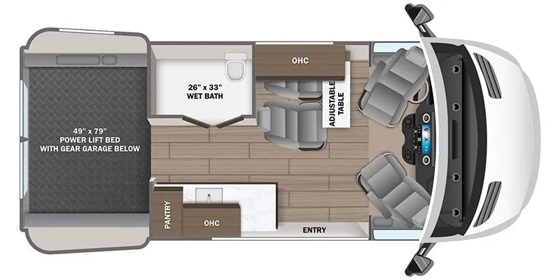 Jayco Terrain 19Y floor plan