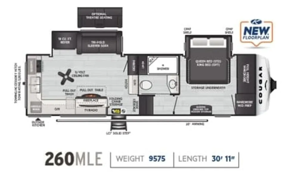 2024 Keystone Cougar 260MLE - Photo 3