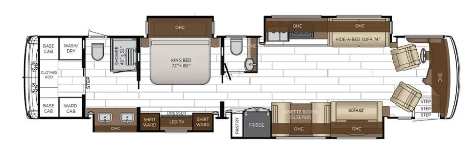2027 Newmar Dutch Star 4345 - Floor plan