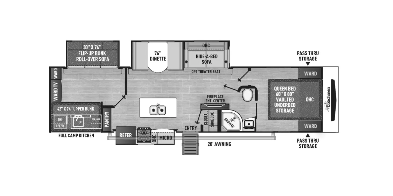 2024 Coachmen Freedom Express Ultra Lite 320BHDS - Photo 3