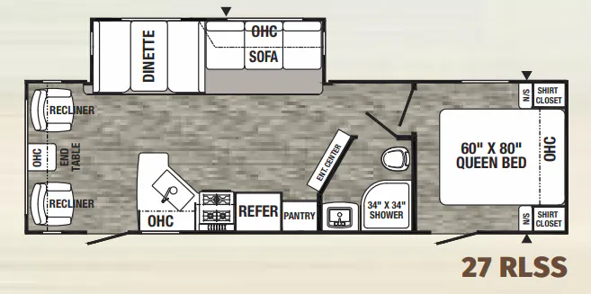 Palomino Puma 27RLSS floor plan